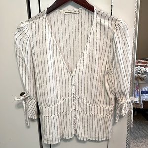 Abercrombie peplum blouse
